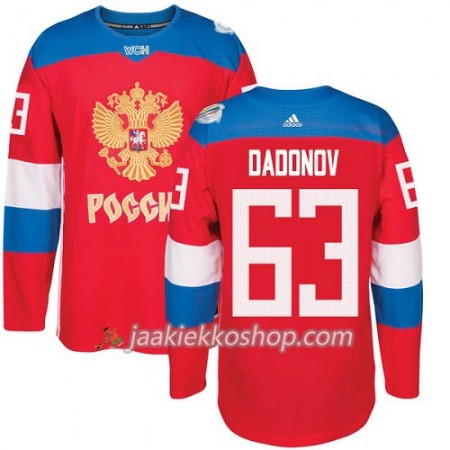 Venäjä Pelipaita Evgenii Dadonov 63 2016 World Cup Punainen Premier Paita